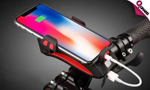 4-in-1 Horn LED Bike Headlight!